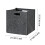 Cube de rangement pliable en tissu 27 x 27 x 25,5 cm 3