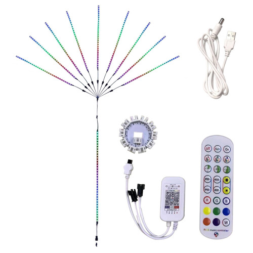 Lampe de Noël LED à commande vocale (1 pièce) 1