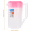 Pichet en plastique de 2,4 L avec couvercle et graduations 2