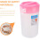 Pichet en plastique de 2,4 L avec couvercle et graduations 5