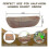 4 Pack 24 Inch Natural Coir Trough Liners for Wall Planters, Window Baskets, Deck Railings 3