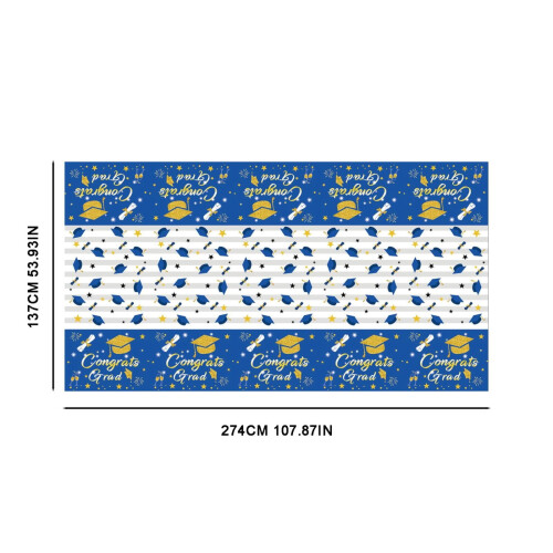 Vinyl Table Cloth Gold Disposable 1 Pack 2