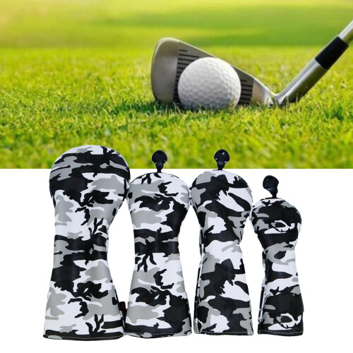 Capa protetora para tacos de golfe, modelo Driver, 4 peças, 3,5 UT 2