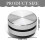 AQITTI Bluetooth mini-luidspreker, botgeleiding, draagbare draadloze stereo-bas, zilver, compatibel met iPhone/Android 8