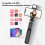 Selfie Stick Tripod with Wireless Remote and LED Light for 6