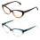 Women's cateye reading glasses anti-blue light +3.00 (2 2