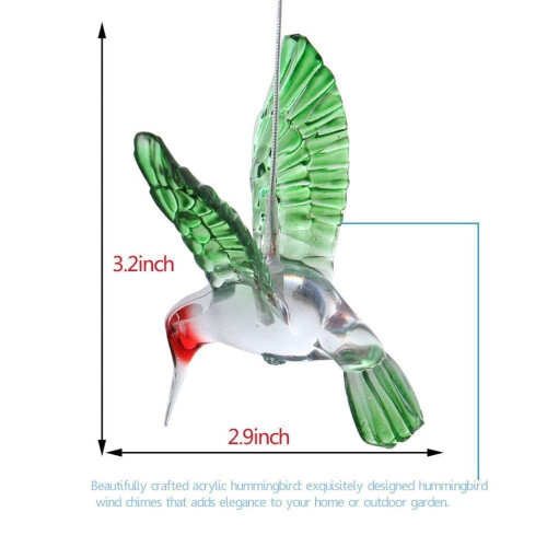 Capino farbwechselndes LED-Solar-Kolibri-Windspiel 2