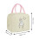Geïsoleerde canvas lunchtas met grote inhoud 3