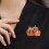Broche citrouille style vintage (1 pièce) 5