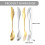 Angel Wing Spoon and Fork Set - Lightweight Elegant Design 3