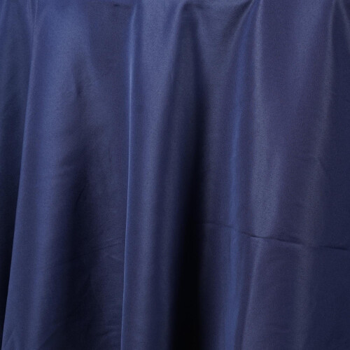 BalsaCircle 132" Runde Polyester-Tischdecken Hochzeit Marineblau 2