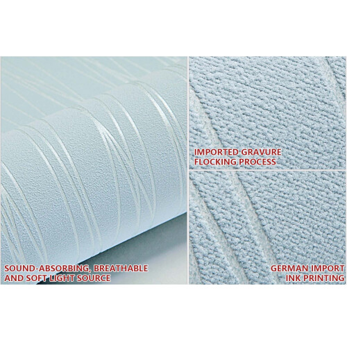 Fankiway moderne non-woven tapetrulle 53x910cm 2