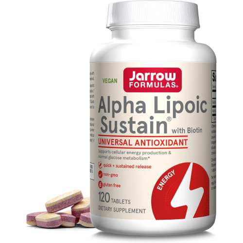 Jarrow Formulas, Alpha Lipoic Sustain with Biotin, 120 Tableτες