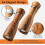 Haomacro wooden salt and pepper grinder set 2 pack 3