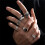 Gothic Skeleton Ring Set Unisex 6-Piece 4