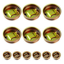 12 Pack Steel Bung Plug Drum Bung 6cm and 3cm Bung Hole Cap 55 Gallon Drum Caps Metal Bung Caps wit bs