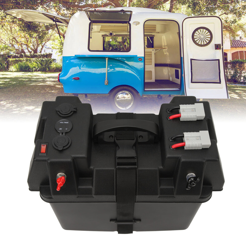 Battery Box With Cigarette Lighter And Usb Ports 7806371674276