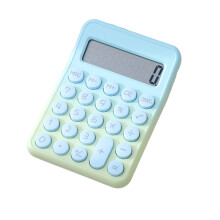 B Bright Colored Calculator With Big Lcd Numbers And Simple Functions For Young Students And Home Use