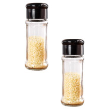 2PC Clear Plastic Jar with Shaker Lids, Empty Containers for Herbs/Seasonings – Compatible with Kitchen Supplies