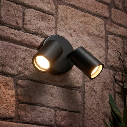(Black) Litecraft Kenn Twin Wall Spotlight 1