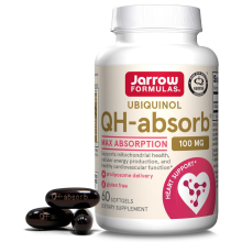 Jarrow Formulas  Ubiquinol QH-absorb, 100mg, 60 softgels