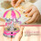 2pcs Carousel Music Box Rotate LED Light Luminous Rotation - Purple 5