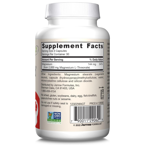 Jarrow Formulas, Vegan MagMind, Hjernehelse, 90 Veggie Capsuler 1