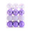 Bolas decorativas de Natal transparentes, 6 cm, 24 unidades. 2