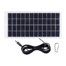 Solar Panel 10W 12V Outdoor DIY Solar Cells Charger Polysilicon Panels USB Outdoor Portable Solar for Outdoor Lamp Pump