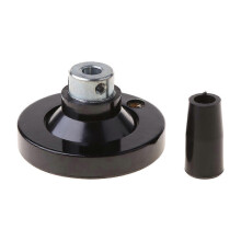 8x63mm Solid Round Bakelite Scale Milling Handle Milling Machine Lathe Handwheel CNC Lathe Grinder Machinery Accessories