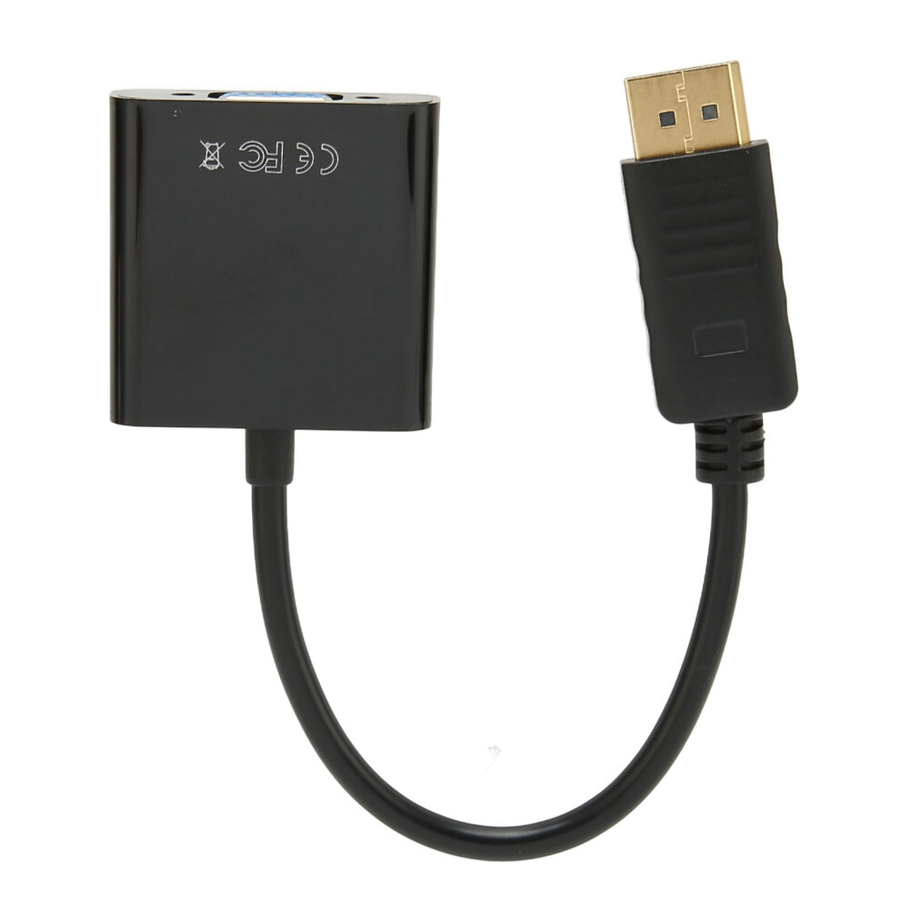 Plated Dp To Vga 1080P 60Hz 3 Pack Gold 7790334507230
