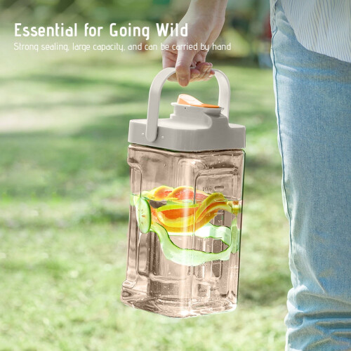 Plertrvy drink dispenser clear plastic 1 gallon 2