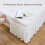 Jupe de lit Queen/King en microfibre élastique, hauteur 45,7 cm (18 pouces). 5
