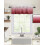 Cortina degradê cinza e branca com bandô, 137 x 46 cm (54 x 18 polegadas) 2