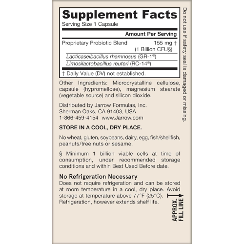 Jarrow Formulas, Fem Dophilus, 5 Δισεκατομμύρια CFU, 60 Βιολογικά Φύλλα 1