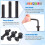 Kit de tornillos de cabeza hexagonal M6 y tuercas cilíndricas – 141 piezas 4