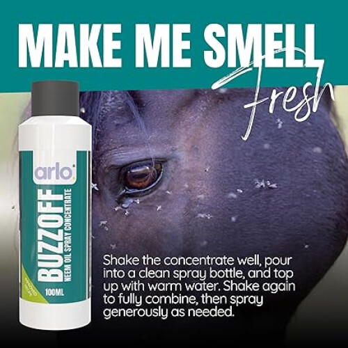 BUZZOFF Fly Spray Neem Oil Concentrate Makes 1L 2