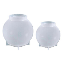 2 Pcs 3D Sphere Silicone Resin Casting Molds Crystal Ball Epoxy Mold for DIY Crafts