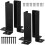 4Pcs Post Base Brackets, Deck Fence Porch Railing Post Support Holding Brackets 1