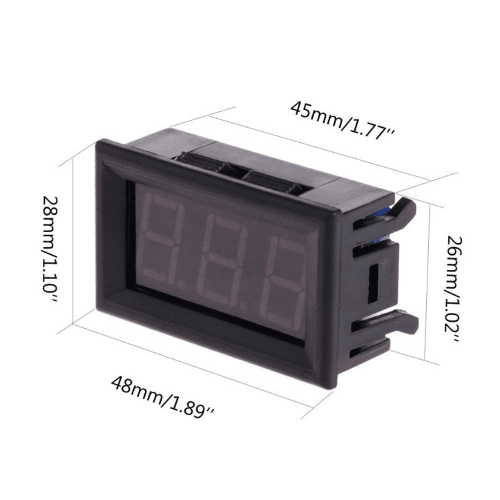 Termômetro digital verde QIFEI12V -50 ~ 110 C com display LED e sensor de temperatura termopar. 2