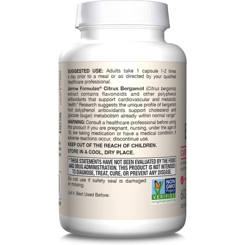 Jarrow Formulas, Citrus Bergamot, 60 Veggie Capsules 2