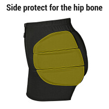 Childrens Ski Padded Pants Breathable Fabric
