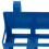 Supporto da balcone per fiori, in plastica blu, per appendere composizioni floreali, set da 2 pezzi 3