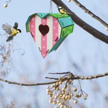 DIY Vogelhaus Set, bunt bemalen