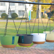 Double Chain Hanging Planter Pot Home