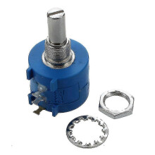 5k Ohm 10-Turn Rotary Wire Wound Precision Potentiometer, 3590s-2-502l