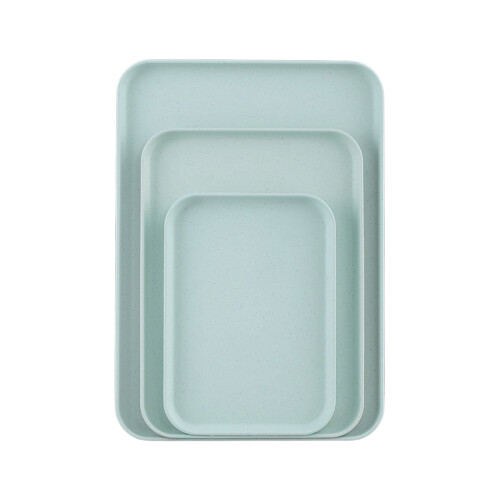 Plastic Serving Platters Set (Large/Medium/Small) – Rectangular Trays for Appetizers, Charcuterie, Snacks, Fruit, Sushi 1