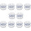 20mm Double Sided Suction Cups 10 Pack, Hookless for Glass Table Tops Mirror Non Slip 1