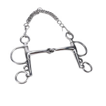 Edelstahl-Snaffle-Bit für Pferde 125mm / 5in 14mm