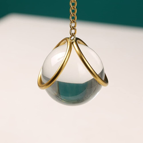 Crystal Ball Abstract Decorative Ornament Gold Iron Moon 1